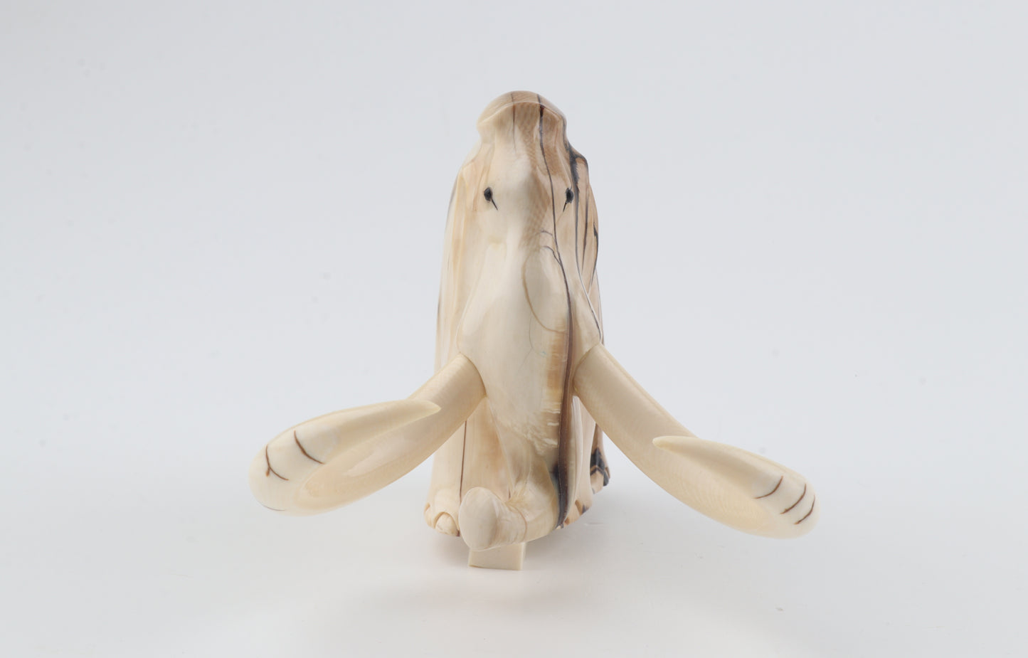 Carved mammoth figurine