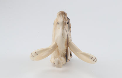 Carved mammoth figurine