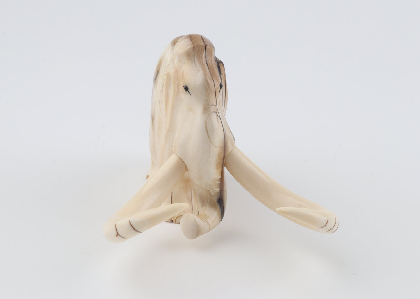 Carved mammoth figurine