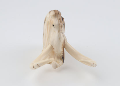 Carved mammoth figurine