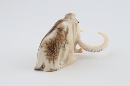 Carved mammoth figurine