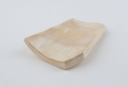 White mammoth ivory piece