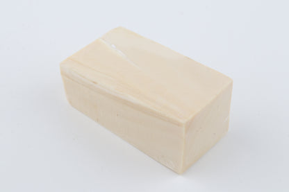 White mammoth ivory segment