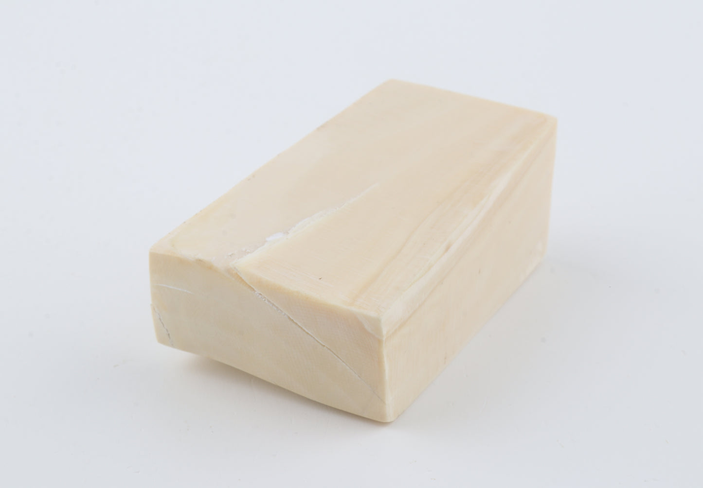 White mammoth ivory segment