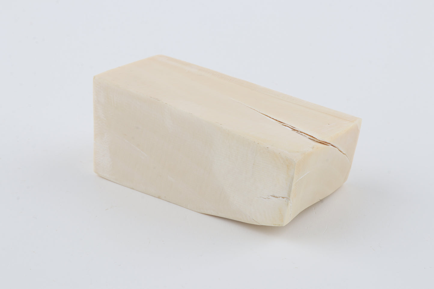 White mammoth ivory segment