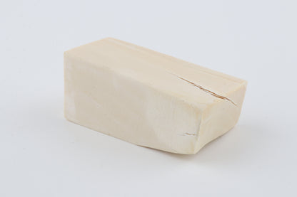 White mammoth ivory segment