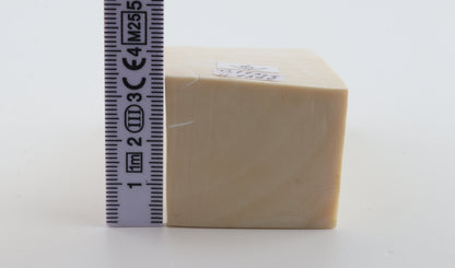 White mammoth ivory segment