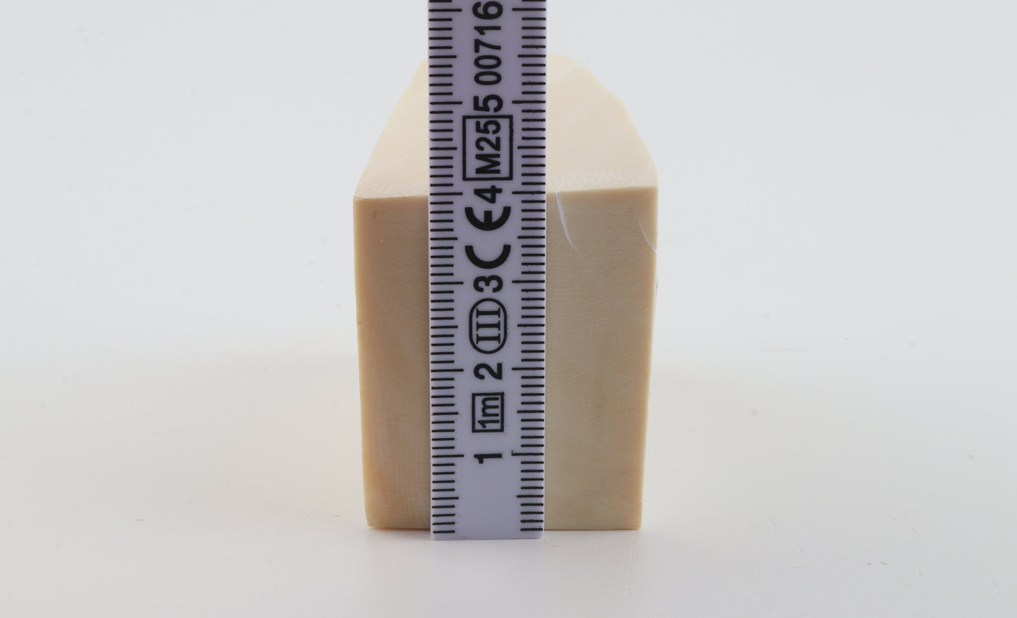 White mammoth ivory segment