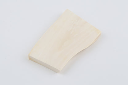 White mammoth ivory segment