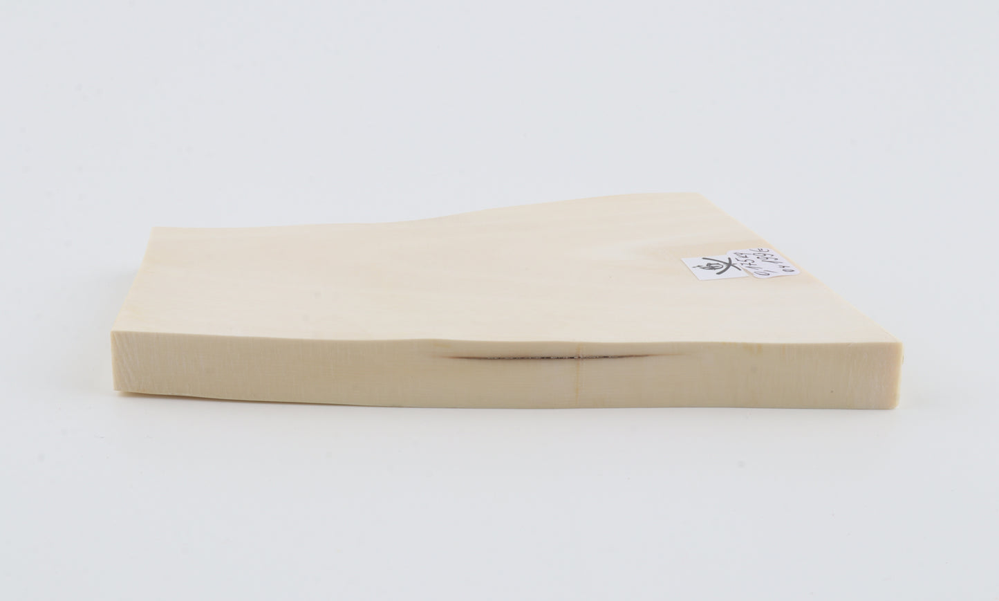 White mammoth ivory segment