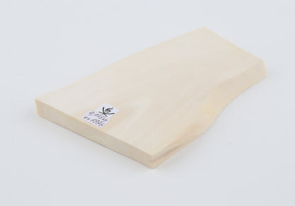 White mammoth ivory segment