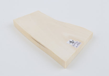 White mammoth ivory segment