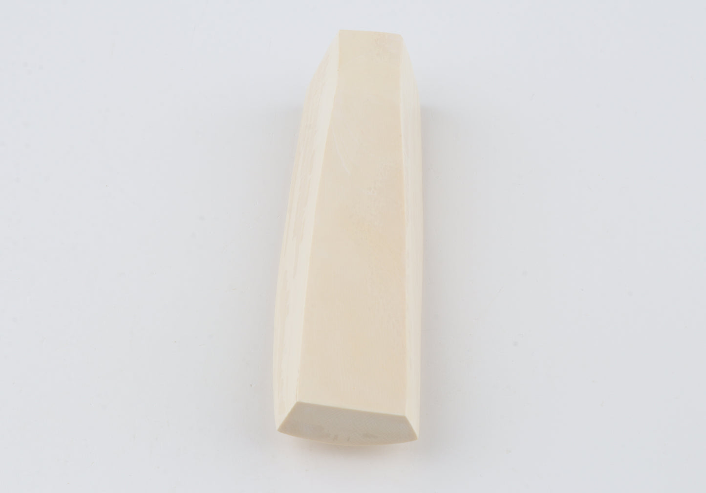 White mammoth ivory segment