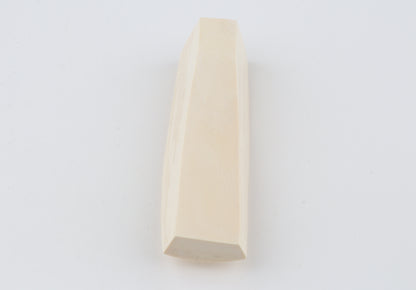 White mammoth ivory segment