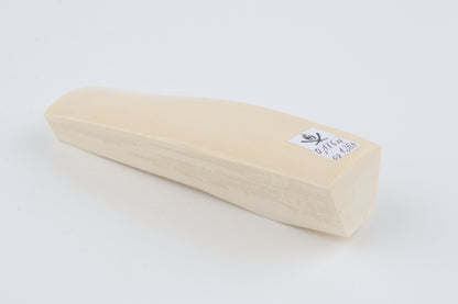 White mammoth ivory segment
