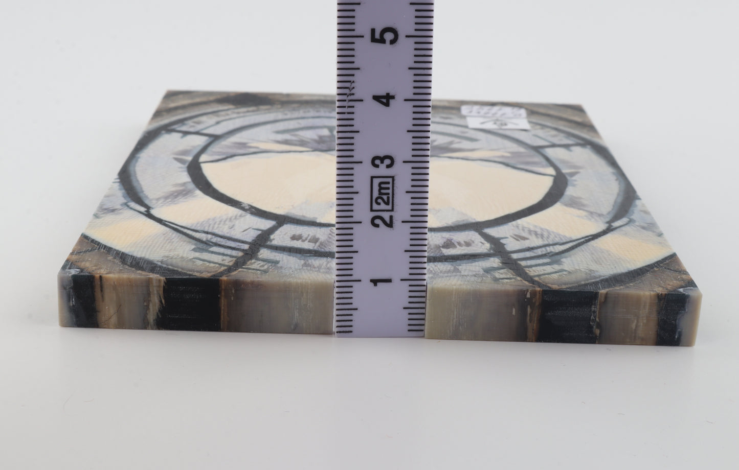 Stabilised mammoth ivory scales