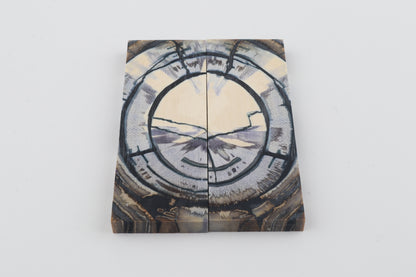 Stabilised mammoth ivory scales