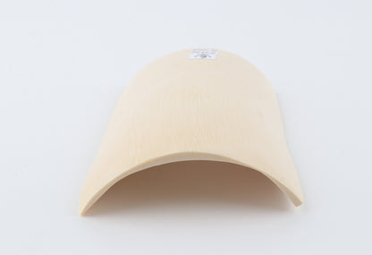 White mammoth ivory segment