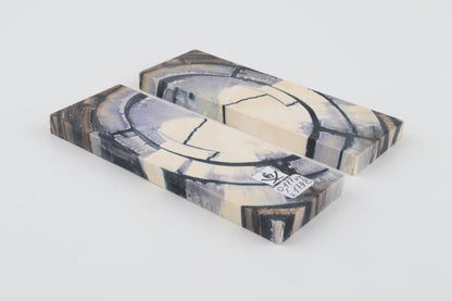 Stabilised mammoth ivory scales