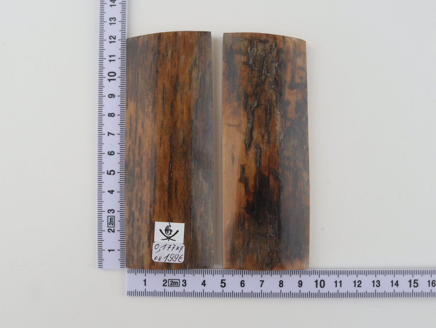 Natural mammoth bark scales