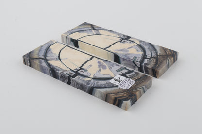 Stabilised mammoth ivory scales