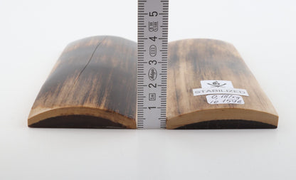 Stabilised mammoth bark scales