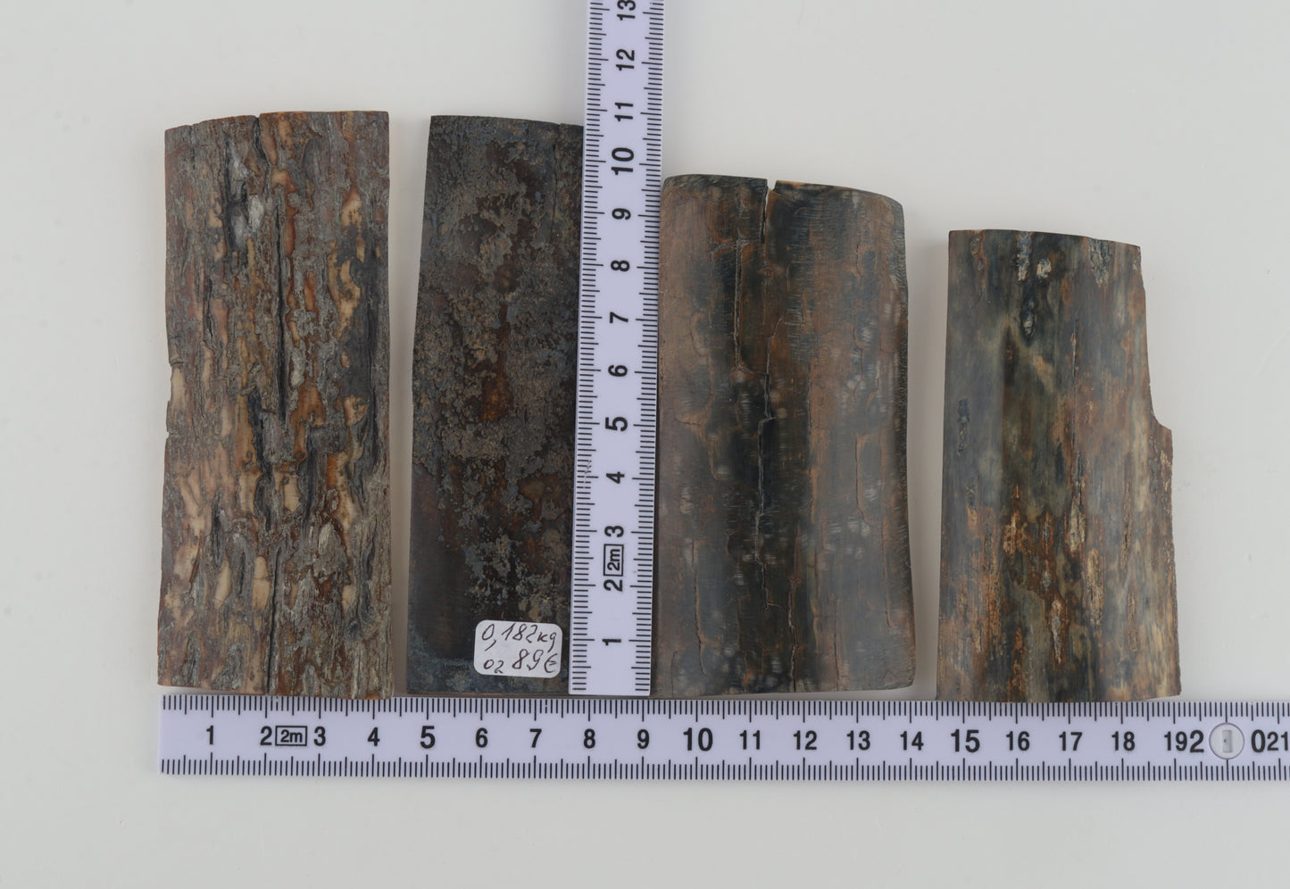 Natural mammoth bark pieces