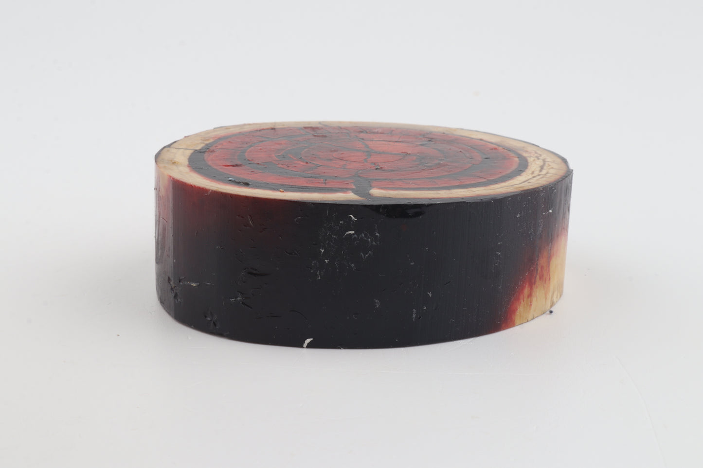 Stabilised mammoth ivory block