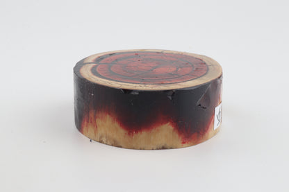Stabilised mammoth ivory block