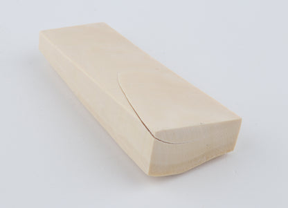 White mammoth ivory segment