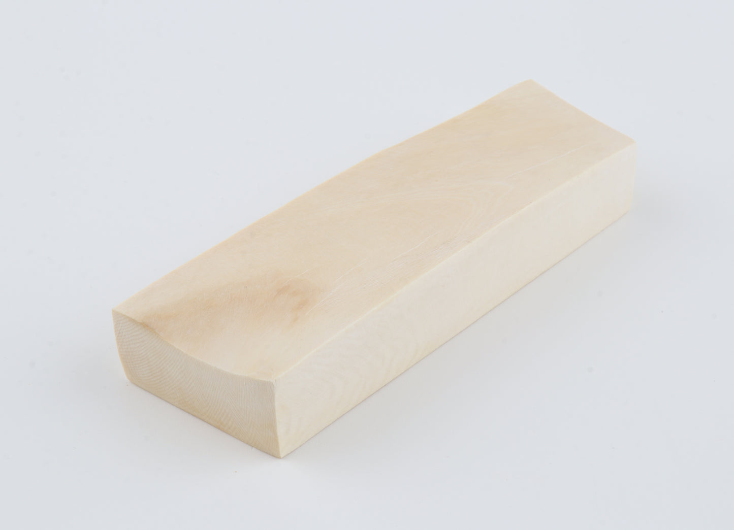 White mammoth ivory segment