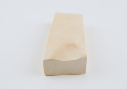White mammoth ivory segment