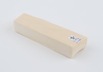 White mammoth ivory segment