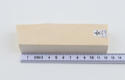 White mammoth ivory segment