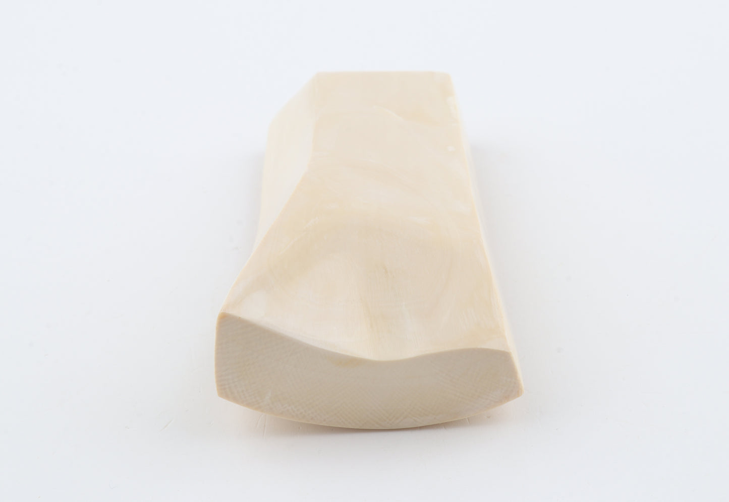White mammoth ivory segment