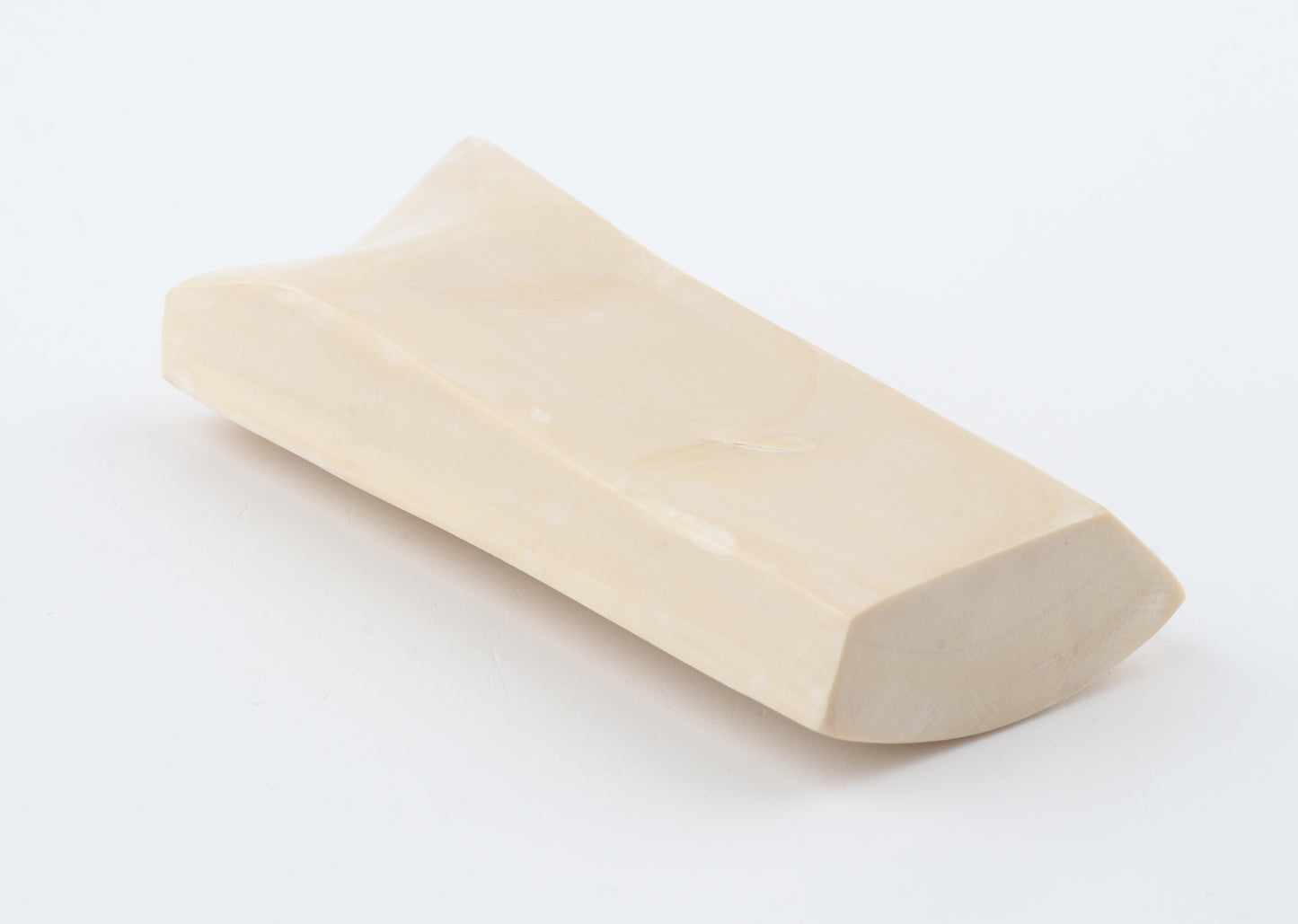 White mammoth ivory segment