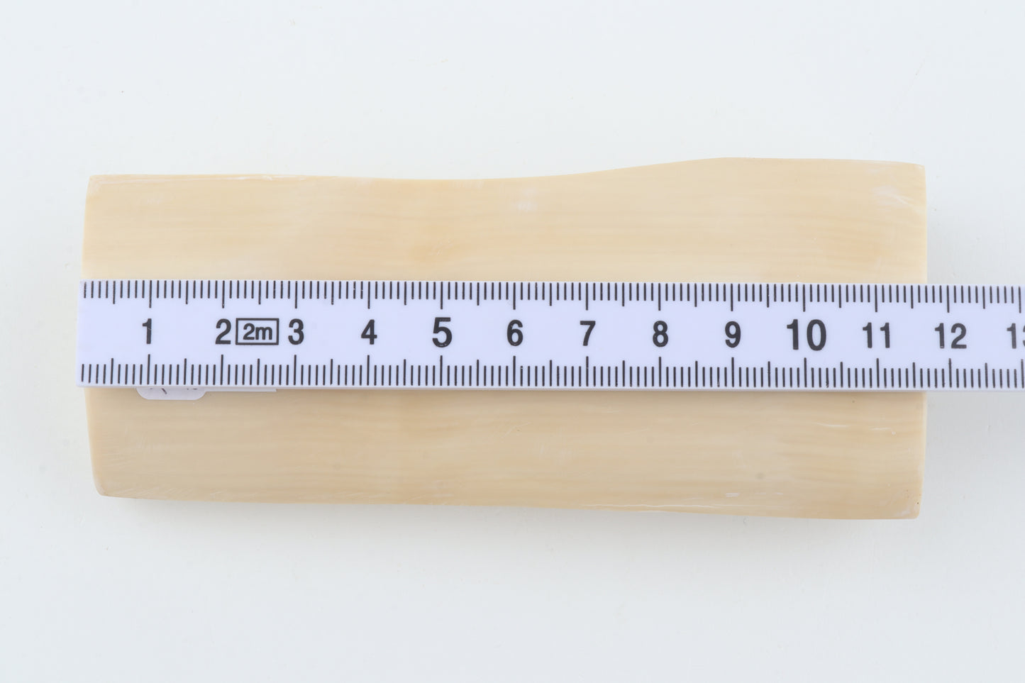White mammoth ivory segment