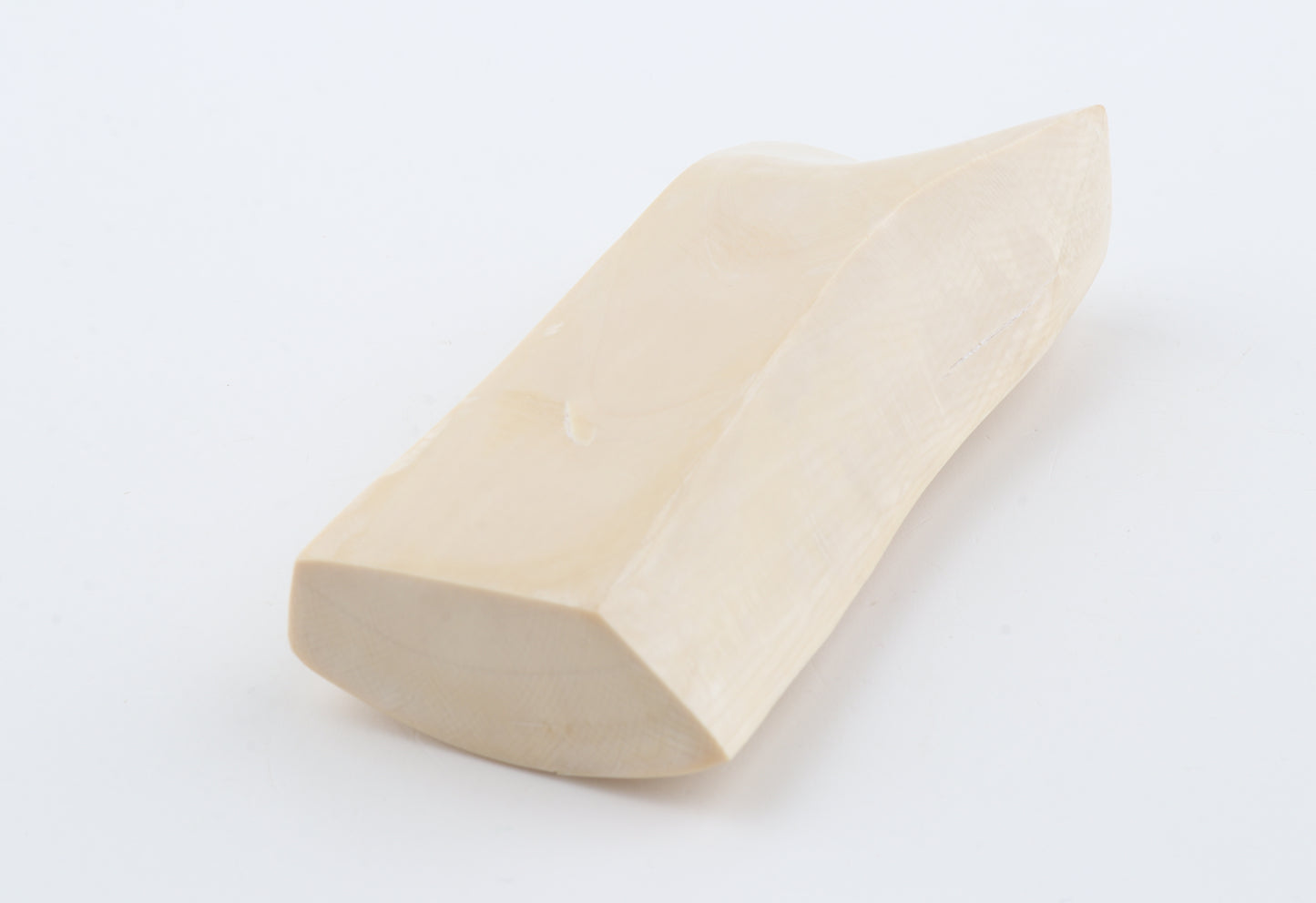 White mammoth ivory segment