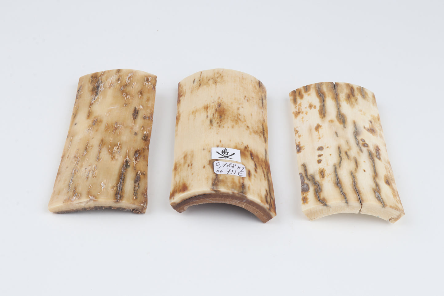 Natural mammoth bark pieces