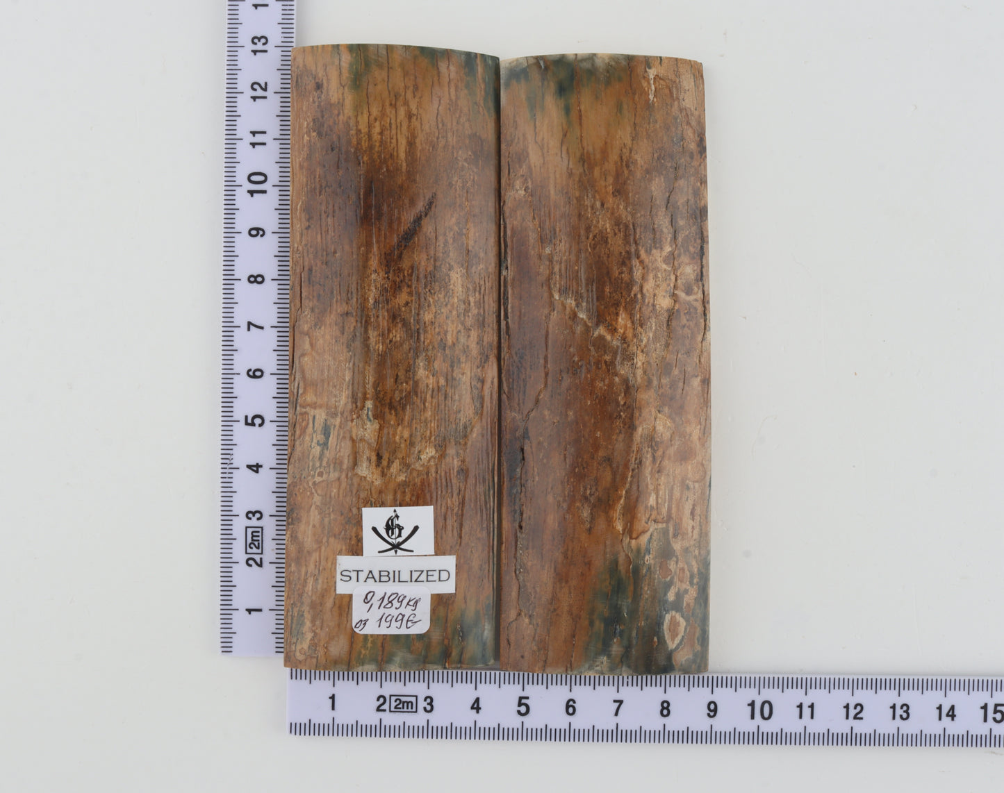 Stabilized mammoth bark scales