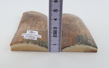 Stabilized mammoth bark scales