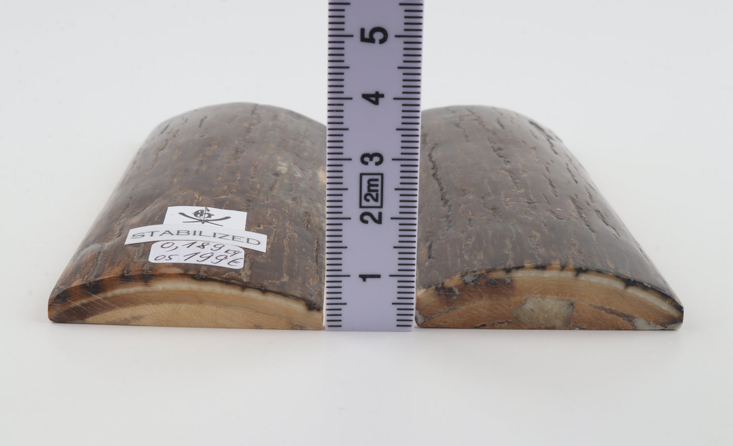 Stabilised mammoth bark scales
