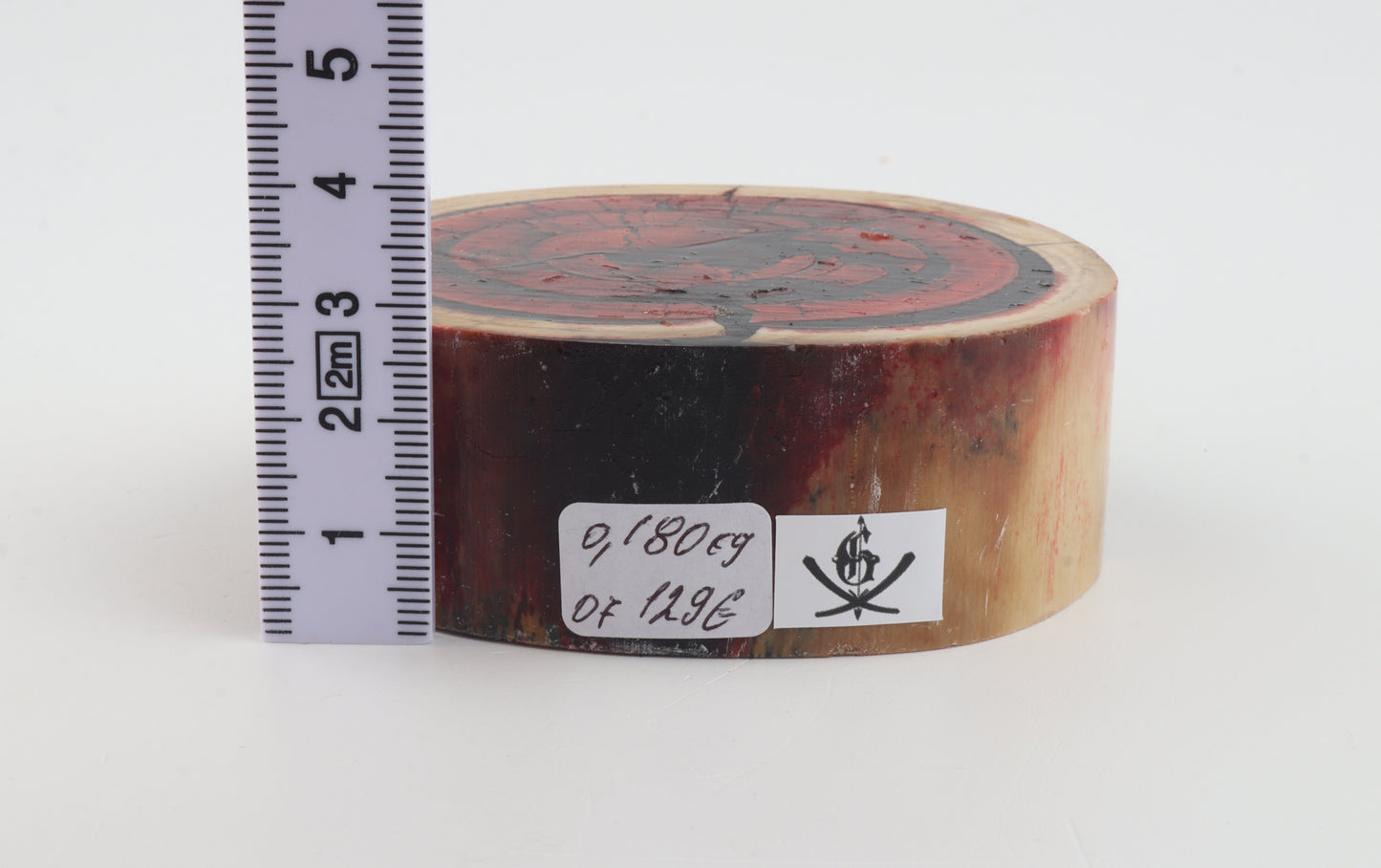 Stabilized mammoth ivory block