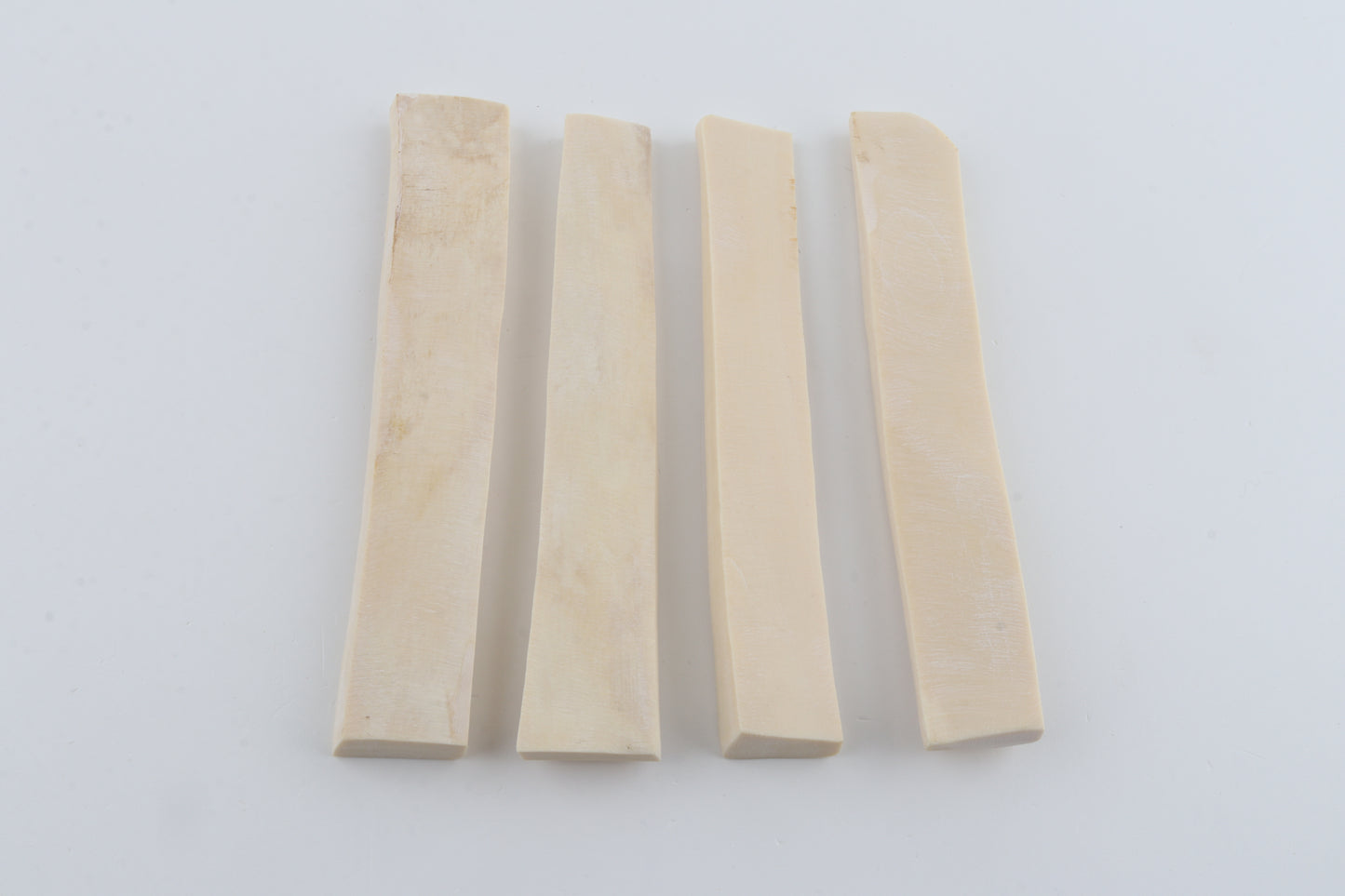 White mammoth ivory segments