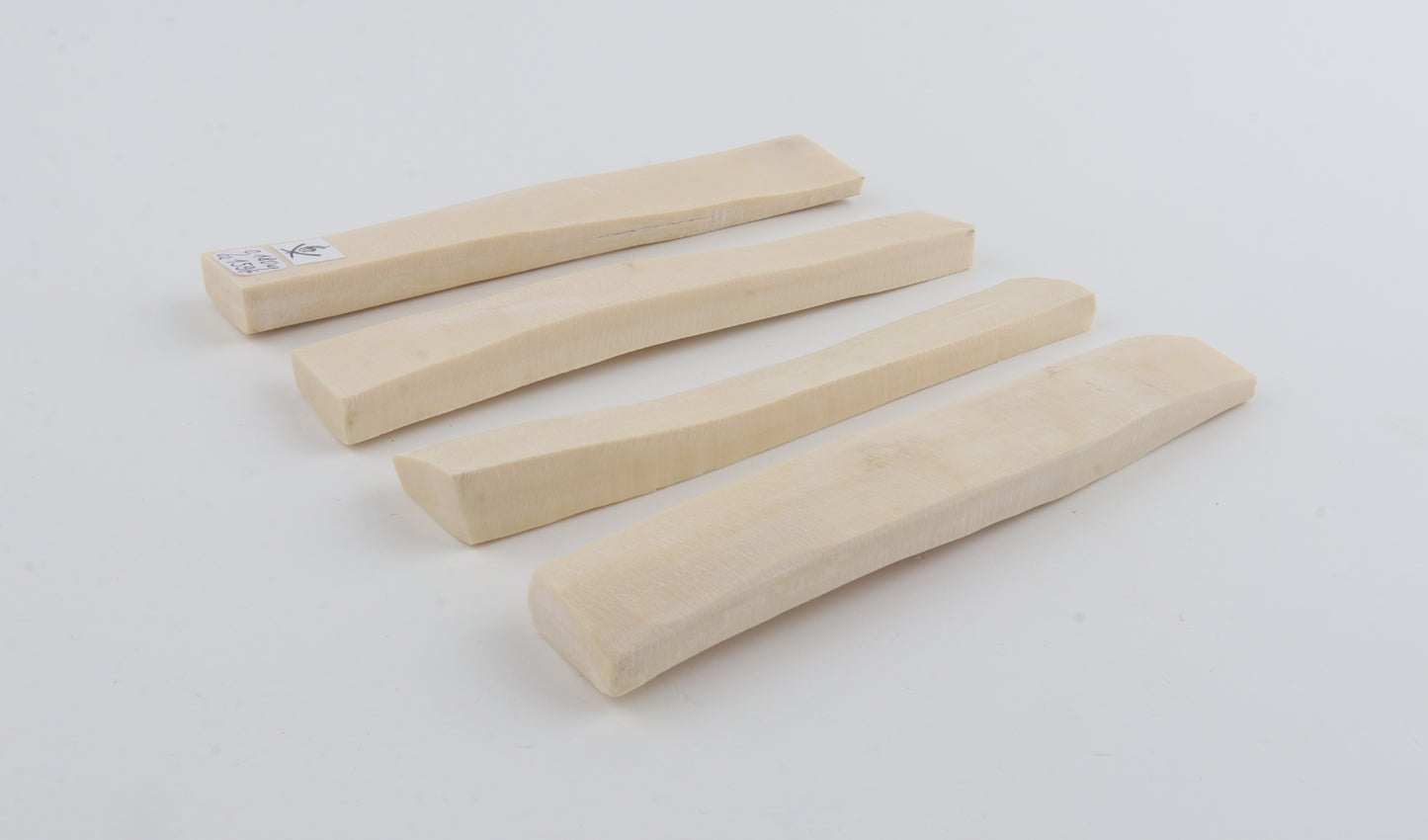 White mammoth ivory segments