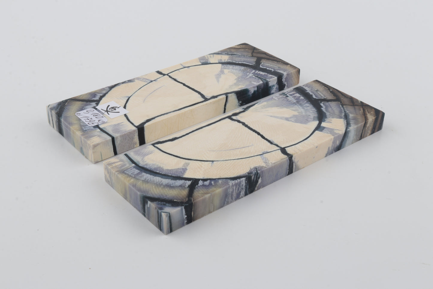 Stabilized mammoth ivory scales