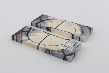 Stabilized mammoth ivory scales