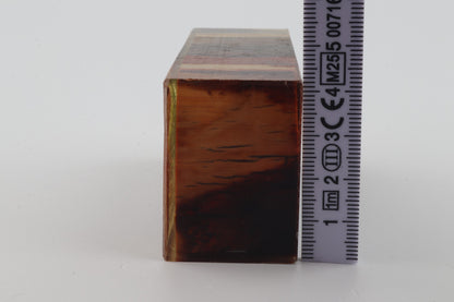 Stabilised mammoth ivory block
