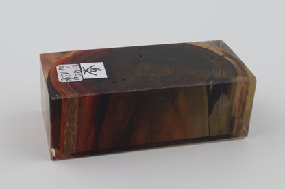 Stabilised mammoth ivory block