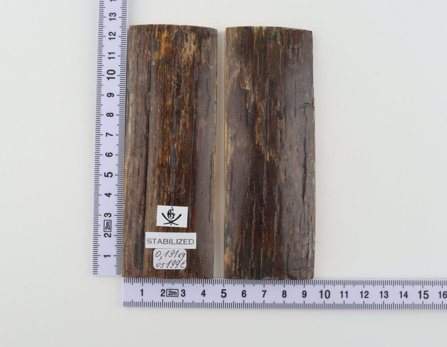 Stabilized mammoth bark scales